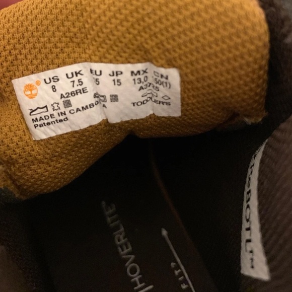 ❌❌SOLD❌❌ Timberland boots TODDLER - Picture 6 of 8